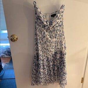 MAJORELLE Strapless Floral Dress